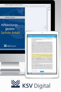 Abbildung von: Hilfeleistungsgesetze Sachsen-Anhalt (digital) - Kommunal- und Schul-Verlag