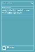 Cover: M&ouml;glichkeiten und Grenzen von Dateneigentum - Nomos