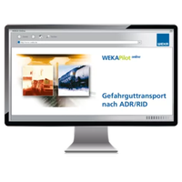 Abbildung von: Gefahrguttransport nach dem neuen ADR/RID - online - WEKA