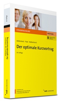 Abbildung von: Der optimale Kurzvortrag - NWB
