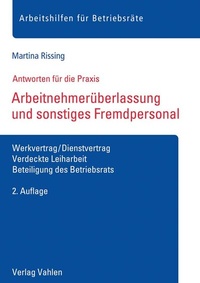 Abbildung von: Arbeitnehmerüberlassung und sonstiges Fremdpersonal - Vahlen