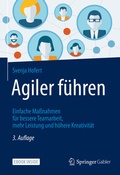 Cover: Agiler f&uuml;hren - Springer Gabler