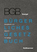 Cover: B&uuml;rgerliches Gesetzbuch mit Einf&uuml;hrungsgesetz und Nebengesetzen (BGB) - Band 11 - Kohlhammer