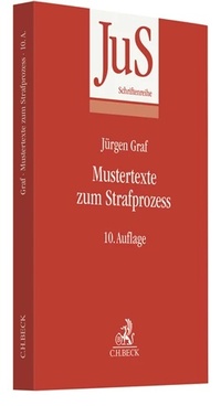 Abbildung von: Mustertexte zum Strafprozess - C.H.BECK