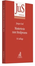 Cover: Mustertexte zum Strafprozess - C.H.BECK