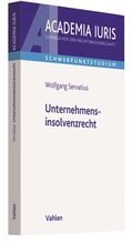 Cover: Unternehmensinsolvenzrecht - Vahlen