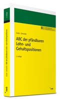 Cover: ABC der pf&auml;ndbaren Lohn- und Gehaltspositionen - NWB