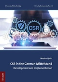 Cover: CSR in the German Mittelstand - Tectum Wissenschaftsverlag