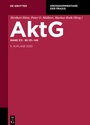 Cover: Aktiengesetz: AktG - Band 7/2 - De Gruyter