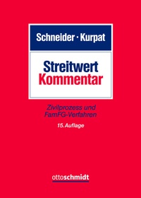 Abbildung von: Streitwert-Kommentar - Otto Schmidt Verlag