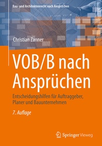 Abbildung von: VOB/B nach Ansprüchen - Springer Vieweg