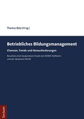 Cover: Betriebliches Bildungsmanagement - Tectum Wissenschaftsverlag