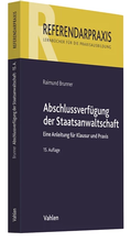 Cover: Abschlussverf&uuml;gung der Staatsanwaltschaft - Vahlen
