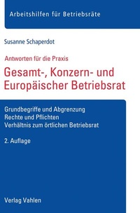 Abbildung von: Gesamt-, Konzern- und Europäischer Betriebsrat - Vahlen