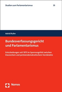 Abbildung von: Bundesverfassungsgericht und Parlamentarismus - Nomos