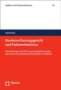 Cover: Bundesverfassungsgericht und Parlamentarismus - Nomos