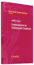 Cover: Examinatorium im Schwerpunkt Strafrecht - C.H.BECK