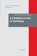 Cover: eCommerce Law in Germany - C.H.BECK