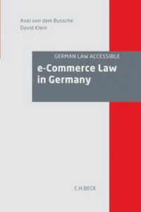 Abbildung von: eCommerce Law in Germany - C.H.BECK