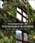 Cover: Foundations of Sustainable Business - Wiley