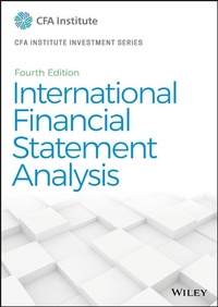 Enlarge image Cover: International Financial Statement Analysis - Wiley