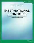 Cover: International Economics - Wiley