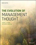 Cover: The Evolution of Management Thought - Wiley