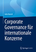 Cover: Corporate Governance f&uuml;r internationale Konzerne - Springer Gabler