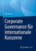 Cover: Corporate Governance f&uuml;r internationale Konzerne - Springer Gabler