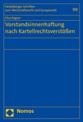 Abbildung von: Vorstandsinnenhaftung nach Kartellrechtsverstößen - Nomos