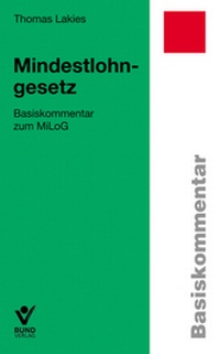 Abbildung von: Mindestlohngesetz - Bund-Verlag