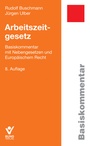Cover: Arbeitszeitgesetz - Bund-Verlag