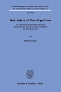 Cover: Guarantees of Non-Repetition - Duncker & Humblot