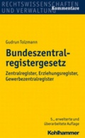 Cover: Bundeszentralregistergesetz - Kohlhammer