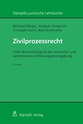 Cover: Zivilprozessrecht (Schweizer Recht) - St&auml;mpfli Verlag