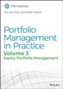 Cover: Portfolio Management in Practice, Volume 3: Equity Portfolio Management - Wiley