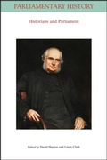 Cover: Historians and Parliament - Wiley-Blackwell