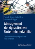 Cover: Management der dynastischen Unternehmerfamilie - Springer Gabler
