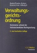 Cover: Verwaltungsgerichtsordnung - C.F. M&uuml;ller