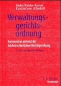 Cover: Verwaltungsgerichtsordnung - C.F. M&uuml;ller