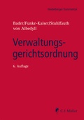 Cover: Verwaltungsgerichtsordnung - C.F. M&uuml;ller