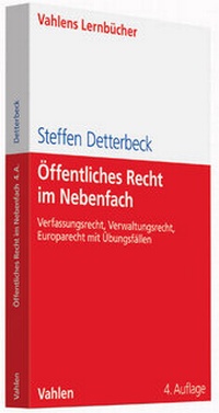 Abbildung von: Öffentliches Recht im Nebenfach - Vahlen