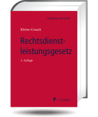 Abbildung von: Rechtsdienstleistungsgesetz - RDG - C.F. Müller