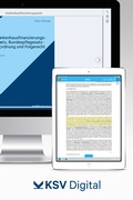 Cover: Krankenhausfinanzierungsgesetz, Bundespflegesatzverordnung und Folgerecht (digital) - KSV Medien