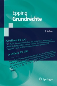 Abbildung von: Grundrechte - Springer