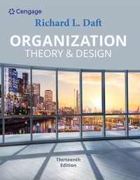 Enlarge image Cover: Organization Theory & Design - CENGAGE Learning Custom Publishing