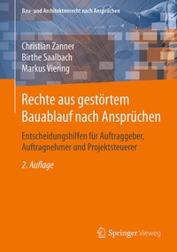 Abbildung von: Rechte aus gestörtem Bauablauf nach Ansprüchen - Springer Vieweg