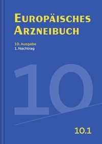Abbildung von: Europäisches Arzneibuch 10. Ausgabe, 1. Nachtrag - Deutscher Apotheker Verlag