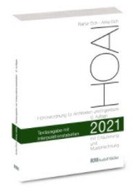 Bild vergrößern Bild: HOAI 2021 - Textausgabe Honorarordnung für Architekten und Ingenieure - Rudolf Müller Verlag