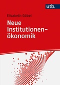 Cover: Neue Institutionen&ouml;konomik - UTB